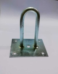 White Mild Steel Pop Fan Hook For Flats