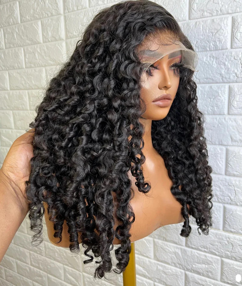 100% Cuticle Aligned Remy Curly Human Hair Wig, Full Lace 13x4 13x6 | Raw Hair