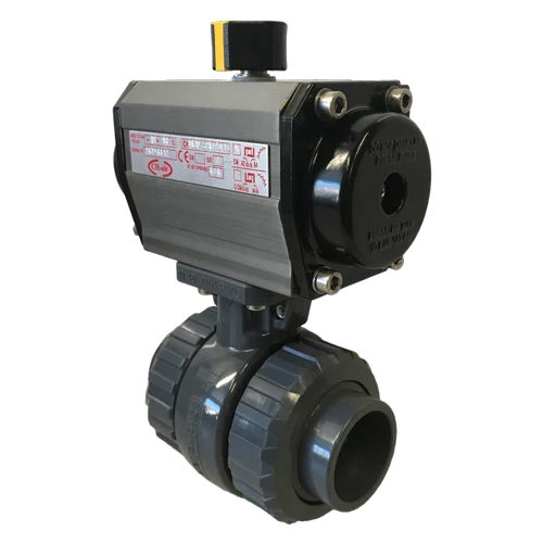 Pneumatic Ointment Actuated Valve - Color: Silver