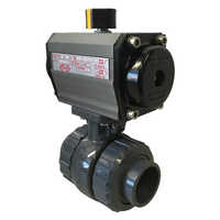 Pneumatic Ointment Actuated Valve - Color: Silver