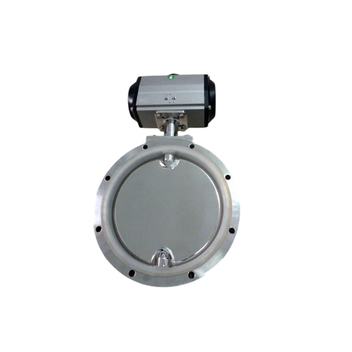SS Pneumatic Sandwich Butterfly Valve