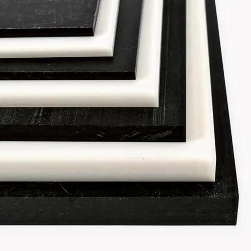 10Mm Delrin Sheets - Color: Black And White
