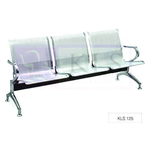 Three Seater Visitor Chair - Application: Restaurant & Cafe