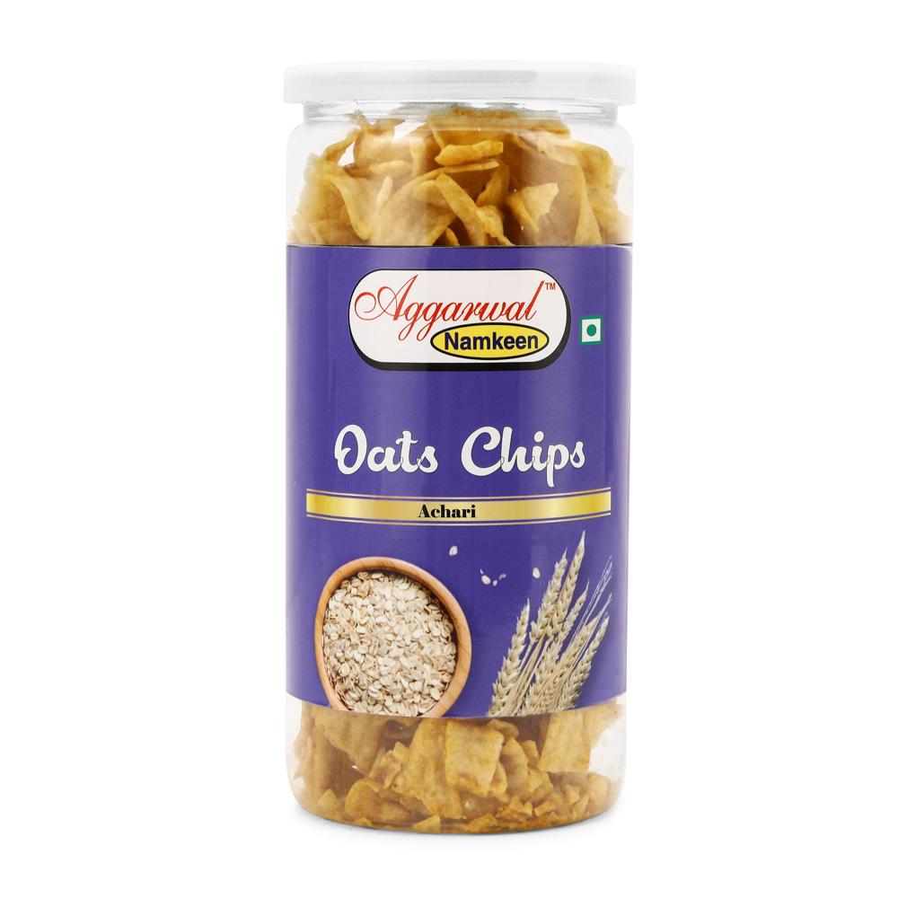 Oats Achari Chips - Feature: Healthy Snacks
