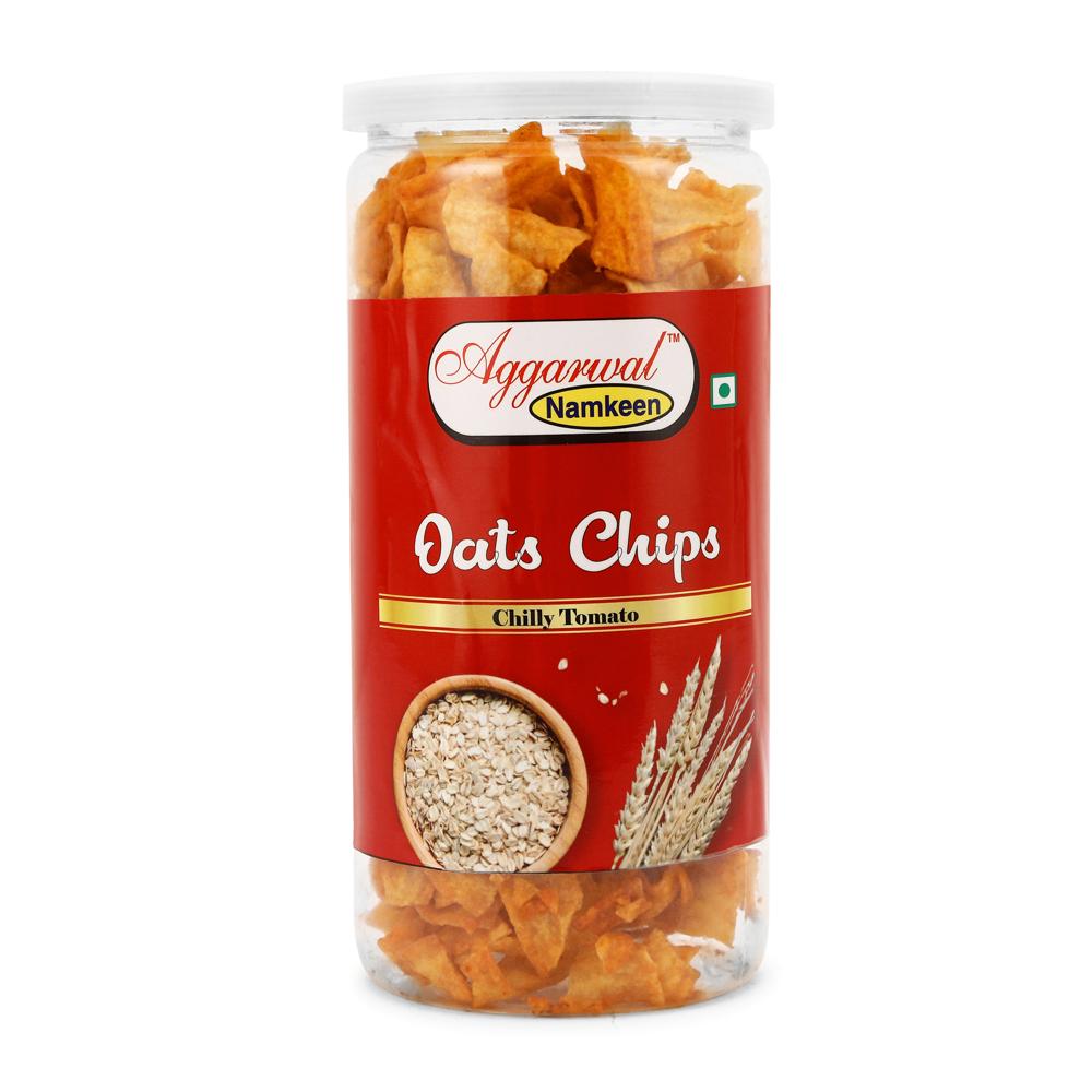 Oats Chilly Tomato Chips