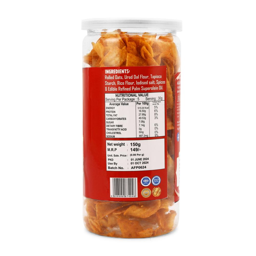 Oats Chilly Tomato Chips