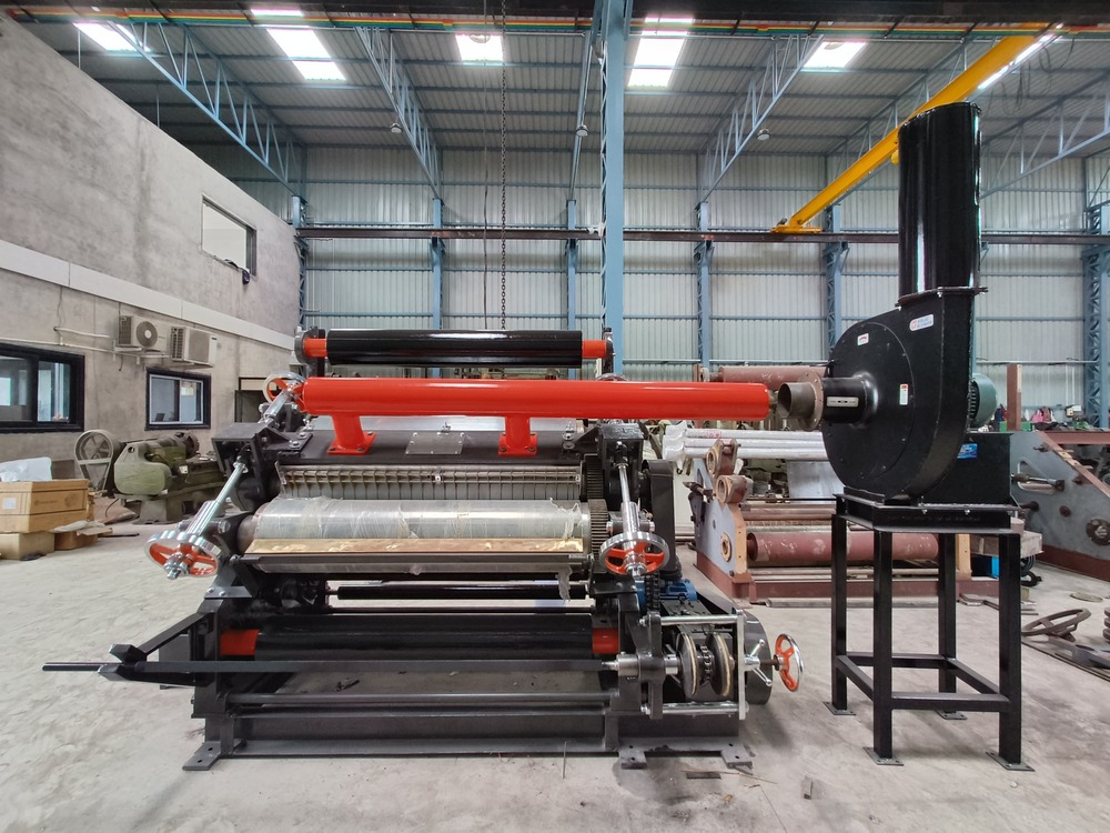 Gray High Speed Fingerless Paper Corrugating Machine