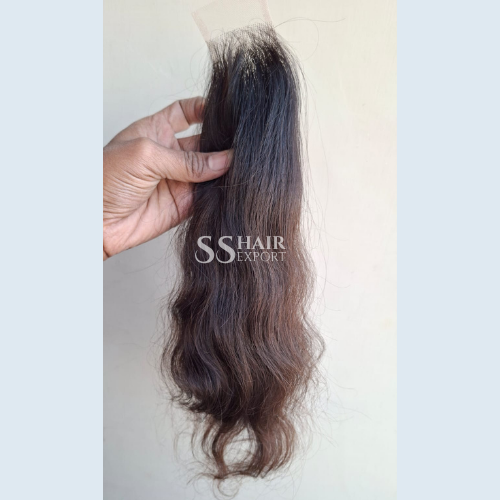 HD Lace Closure Sew in Side Part 2x6 with Baby Hairline Wave virgin Human Hair