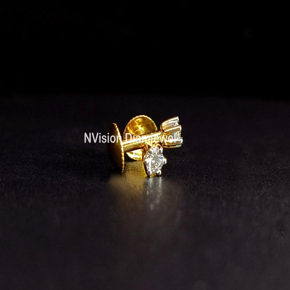 Natural Diamond Single Stone Earrings