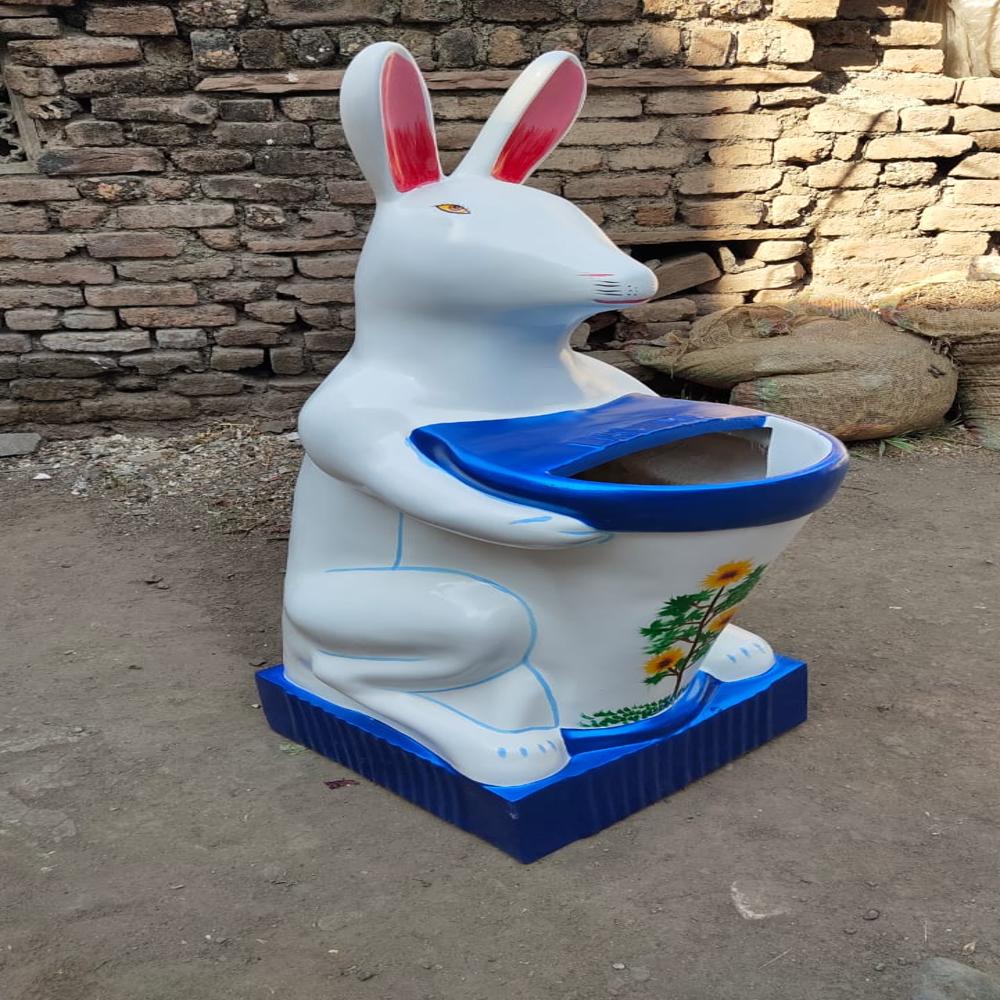 Frp Rabbit Dustbin - Capacity: 70 Ltr