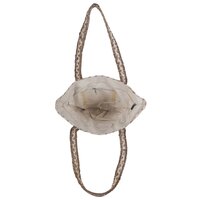 Eco-Friendly Woven Tote Bag with Flower Design  Handmade Natural Fiber Shoulder Bag for Women