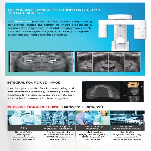 Vatech A9 X-ray Machine - Light Source: Yes