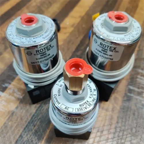 Rotex Solenoid Valve - Color: Silver