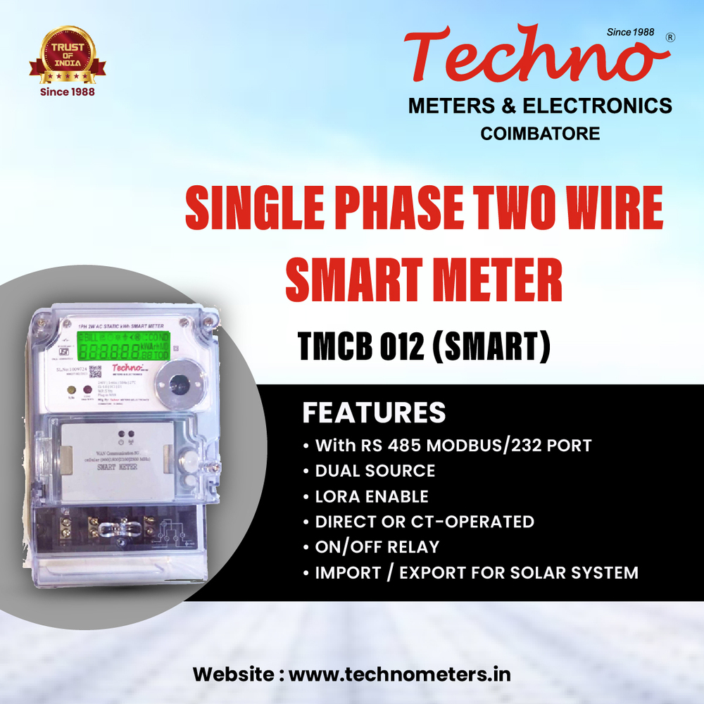 Single Phase Techno Solar Net Meter