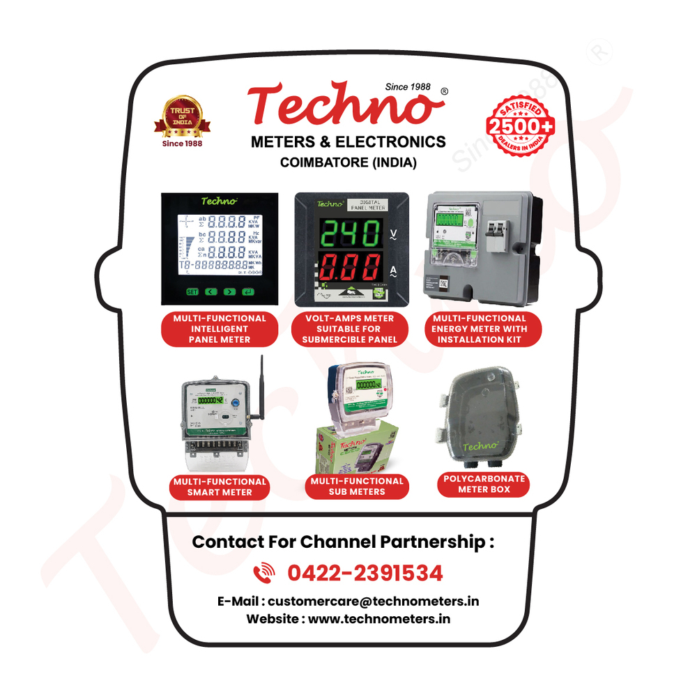 Single Phase Techno Solar Net Meter