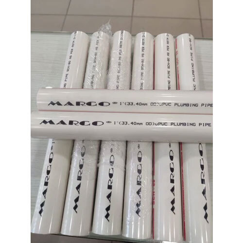 Pvc Plumbing Pipe - Upvc, 1 Inch Diameter, 3 Meters Length, White Color | Round Shape, Ideal For Plumbing Applications