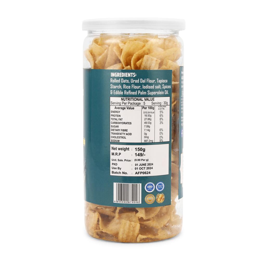 Oats Bhel Chaska Chips - Feature: Healthy Snacks