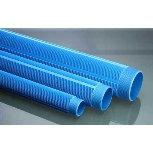 Borewell Casing Pipe - Pvc, 110mm Diameter X 3m Length, Blue Color, 5mm Thickness | Ideal For Plumbing Applications, Round Shape