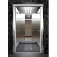 Consent Polished Stainless Steel Elevator Cabin - Capacity: 1000 Kg