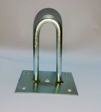 White Golden Mild Steel Ceiling Fan Pop Hook - Material: Zinc