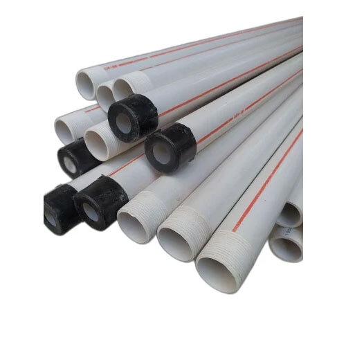 1.25 Inch Upvc Pipe Threaded Type - Color: White