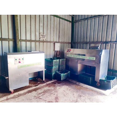 Solid Waste Composting Machine - Capacity: 500-1000 Kg/Hr