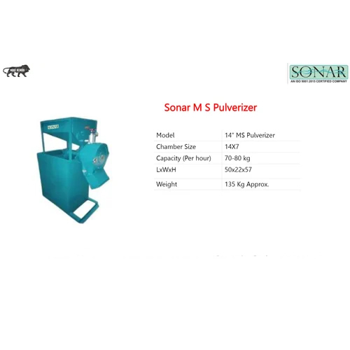 Ms Pulverizer Machine - Automation Grade: Automatic