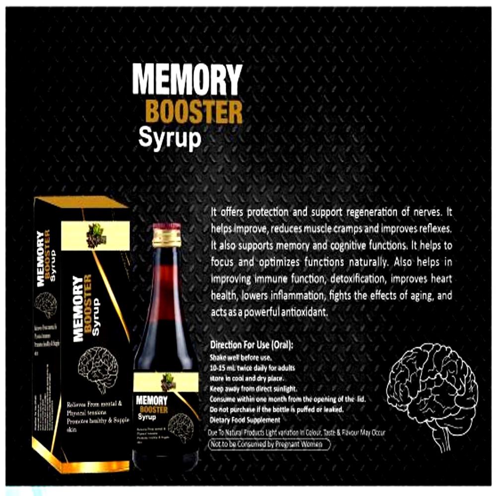 Ayurvedic Memory Booster Syrup Bulk 200ml - Direction: Twice A Day Morning And Evening