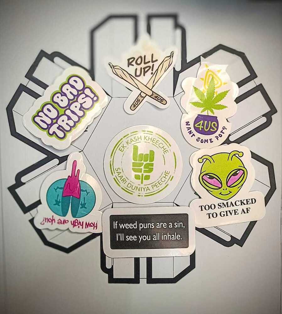 Die Cut Stickers - Color: Multicolor Avilable
