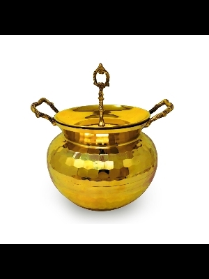 Brass Shafing Dish - Color: Goldish