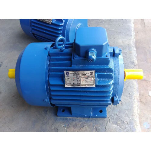 Heavy Duty Electrical Three Phase Motor - Color: Black