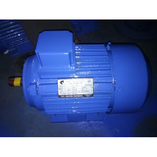 Three Phase Squirrel Cage Double Shaft Induction Motor - Color: Blue