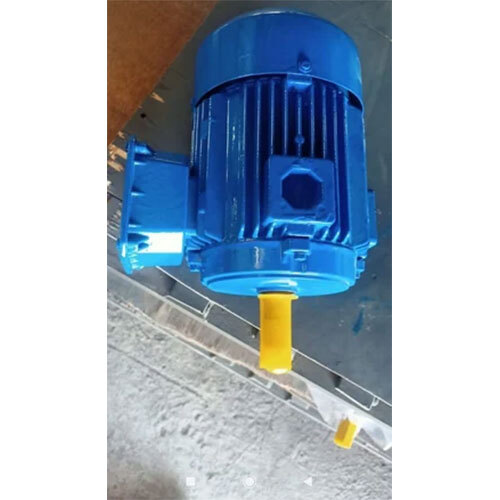 3 Hp Three Phase Induction Motor - Color: Blue