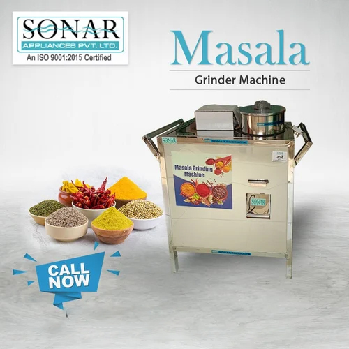 Masala Grinder Machine - Capacity: 35 Kg/hr