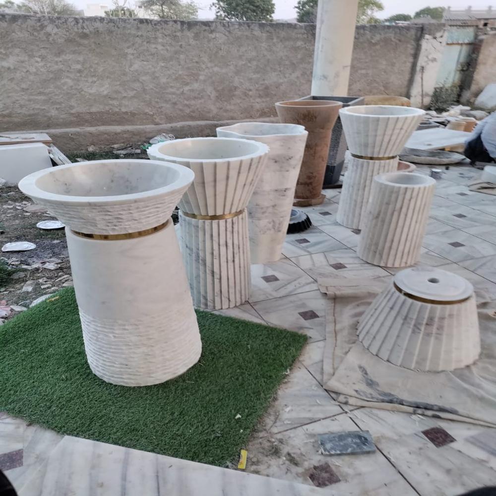 marble padestal wash basin