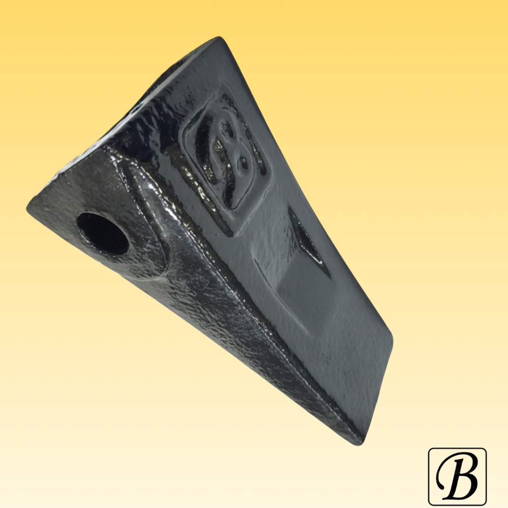 Zaxis 70 Bucket Tooth Points - Color: Black