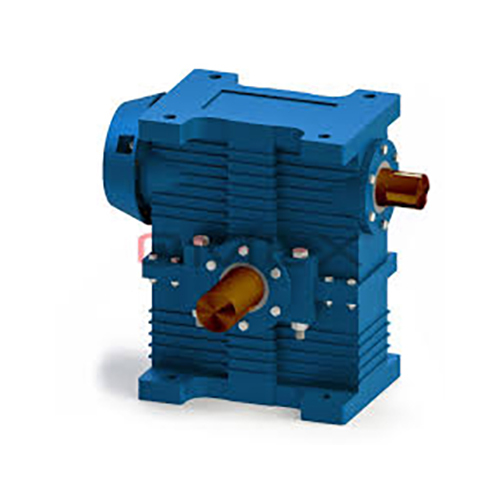 Industrial Worm Gearbox - Color: Blue