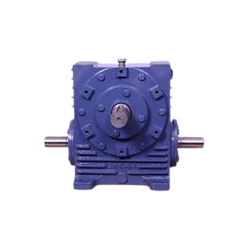 Worm Reduction Gearbox - Stainless Steel, Various Sizes Available, Blue Color - 70-80% Efficiency, Die Casting for Industrial Applications