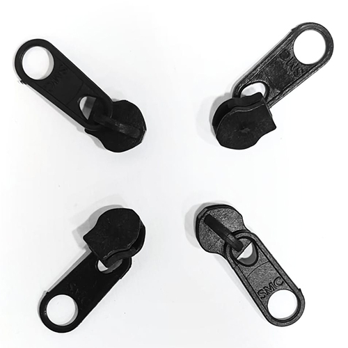 5 No. SMC LP Black Zipper Slider