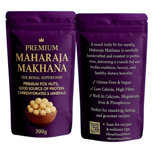 200gm Premium Maharaja Makhana