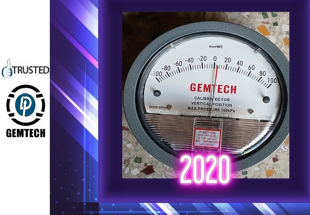 Gemtech Differential Pressure Gauge - Belagola Industrial Area Karnataka India - Color: Black