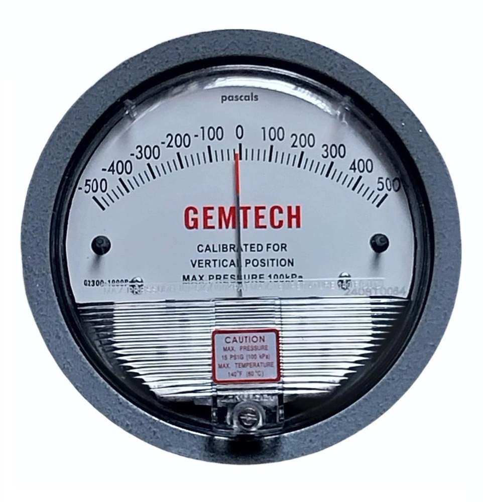 GEMTECH Differential Pressure Gauge In Firozpur Bangar Sonipat