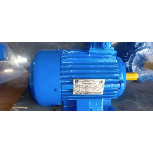 Three Phase Crane Duty Motor - Color: Blue