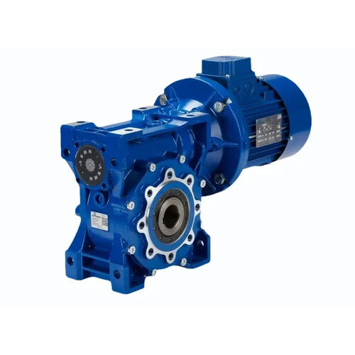 Worm Gearbox Motors - Color: Blue