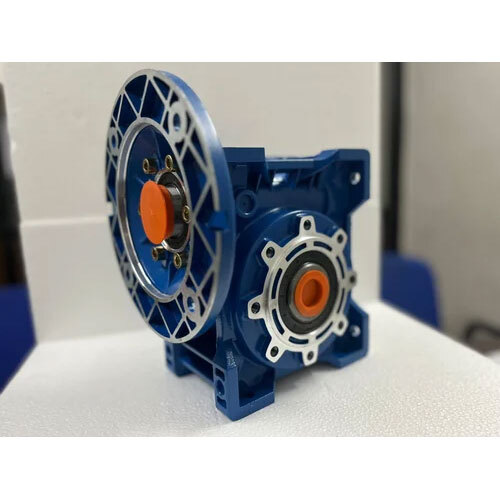 Worm Gearbox Motors - Color: Blue