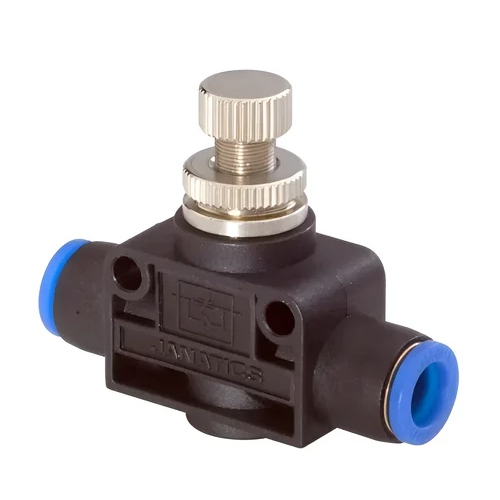 Pneumatic Flow Control Valve - Color: Silver