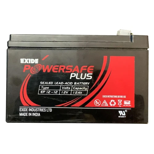 Exide Powersafe Plus Ep12-12 12Ah Smf Battery - Features: High Quality