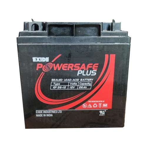 Exide Powersafe Plus Ep26-12 26 Ah Smf Battery - Features: High Quality