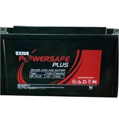 Exide Powersafe Plus Ep75-12 75 Ah Smf Battery - Features: High Quality