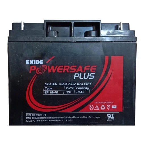 Exide Powersafe Plus 18Ah 12V Smf Battery - Features: High Quality